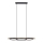 Eglo - LED Prigušivi luster na sajli 2xLED/12,5W/230V+1xLED/15,5W 3000K braon/crno