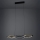 Eglo - LED Prigušivi luster na sajli 2xLED/12,5W/230V + LED/15,5W 3000K crno