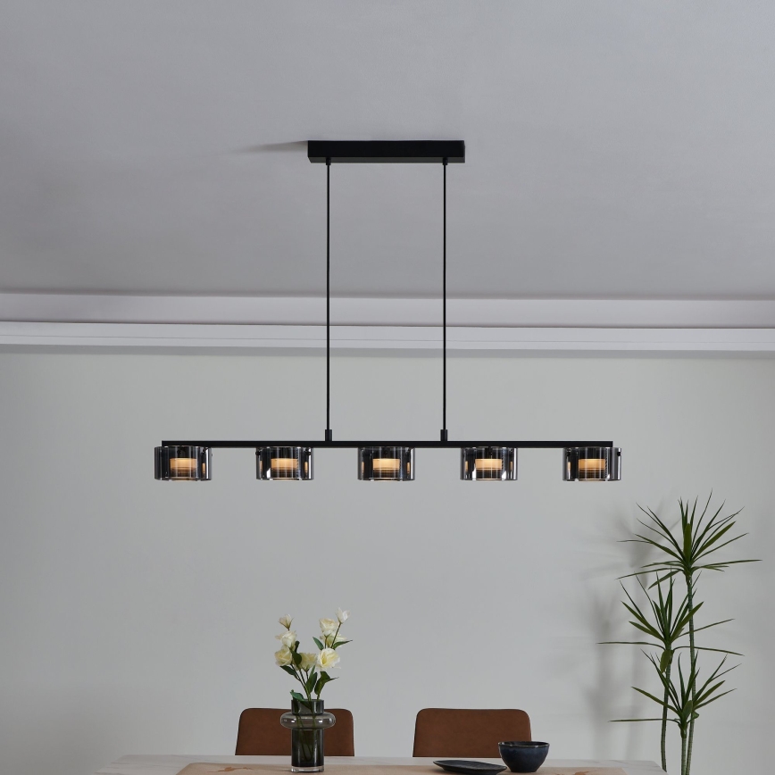 Eglo - LED Prigušivi luster na sajli 5xLED/5,4W/230V