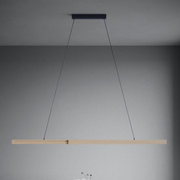 Eglo - LED Prigušivi luster na sajli LED/21W/230V 3000K braon