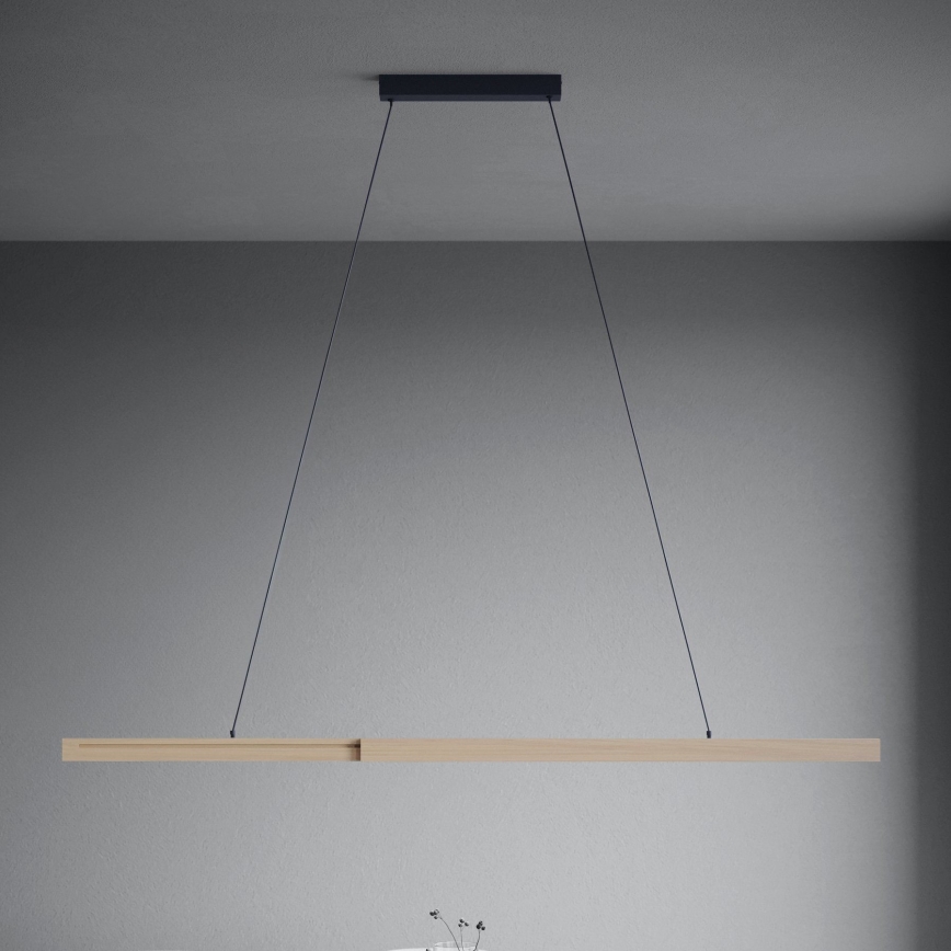 Eglo - LED Prigušivi luster na sajli LED/21W/230V 3000K braon