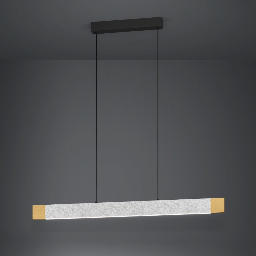 Eglo - LED Prigušivi luster na sajli LED/22,2W/230V 3000K braon/sivo