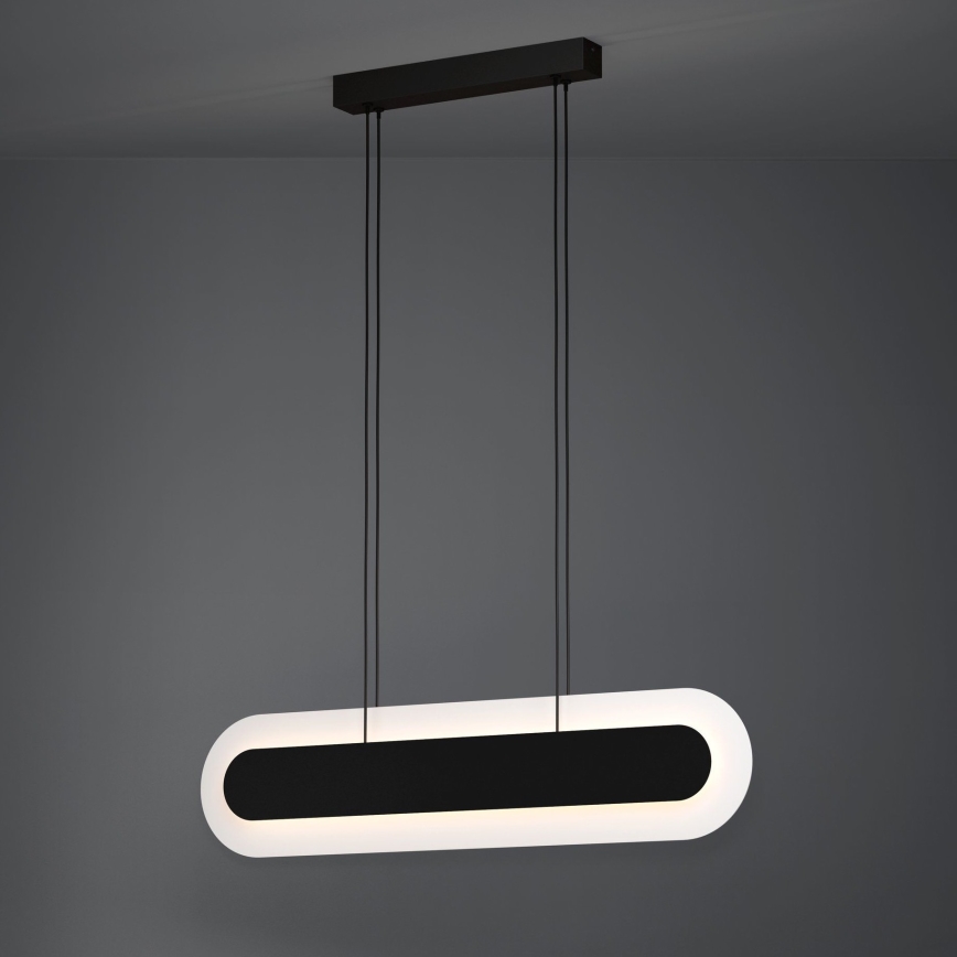 Eglo - LED Prigušivi luster na sajli LED/32W/230V 3000K crno