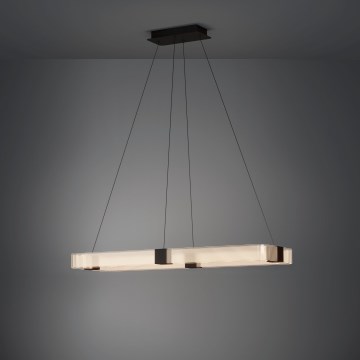 Eglo - LED Prigušivi luster na sajli LED/39,2W/230V 3000K crno