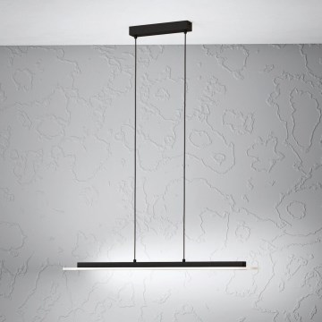 Eglo - LED Prigušivi luster na sajli LED/57,5W/230V 3000K crno + Daljinski upravljač