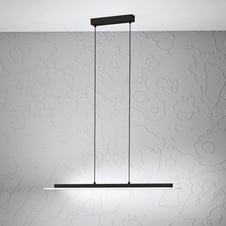 Eglo - LED Prigušivi luster na sajli LED/57,5W/230V 3000K crno + Daljinski upravljač