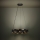 Eglo - LED Prigušivi luster na sajli LED/72W/230V 3000K crno/zlatna