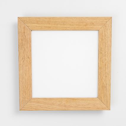 Eglo - LED Prigušivi nadgradni panel SALOBRENA 2 WOOD LED/16W/230V 4000K 34x34 cm braon