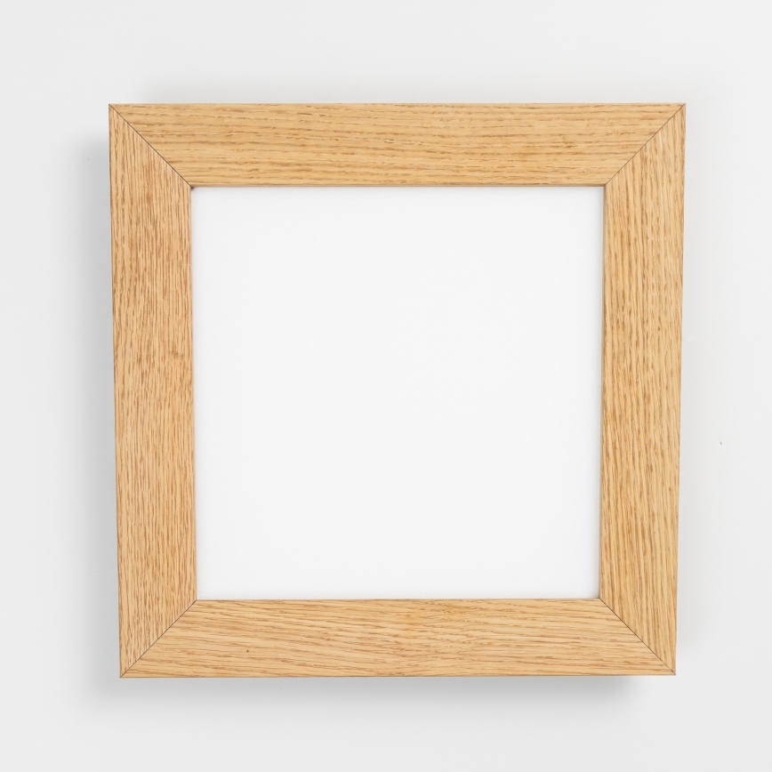 Eglo - LED Prigušivi nadgradni panel SALOBRENA 2 WOOD LED/16W/230V 4000K 34x34 cm braon