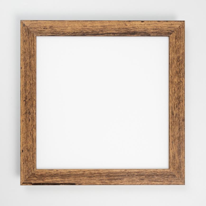 Eglo - LED Prigušivi nadgradni panel SALOBRENA 2 WOOD LED/25W/230V 4000K 49,5x49,5 cm braon