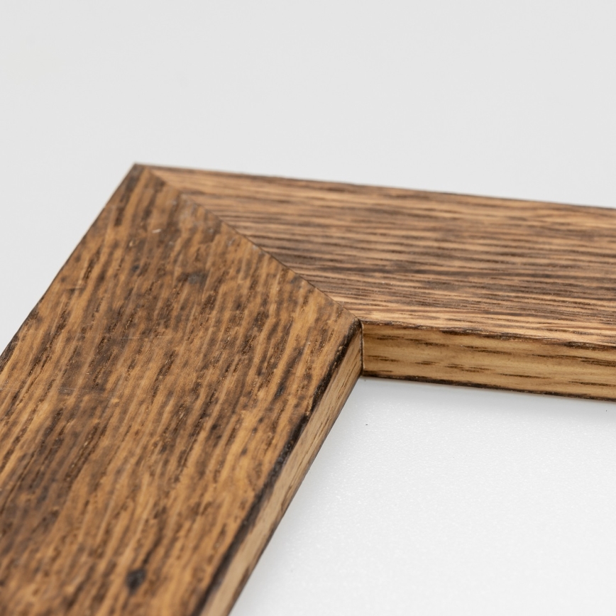 Eglo - LED Prigušivi nadgradni panel SALOBRENA 2 WOOD LED/25W/230V 4000K 49,5x49,5 cm braon