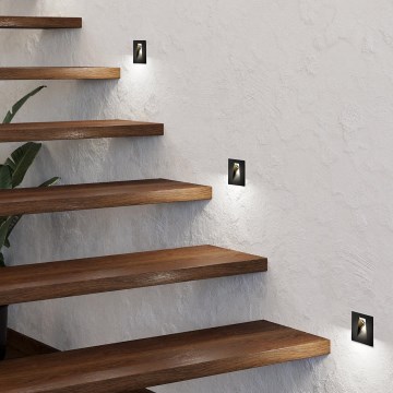 Eglo - LED Rasveta za stepenište LED/2W/230V crno