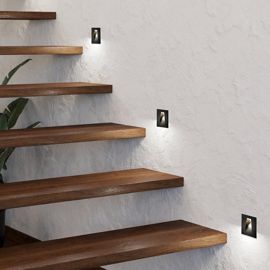 Eglo - LED Rasveta za stepenište LED/2W/230V crno