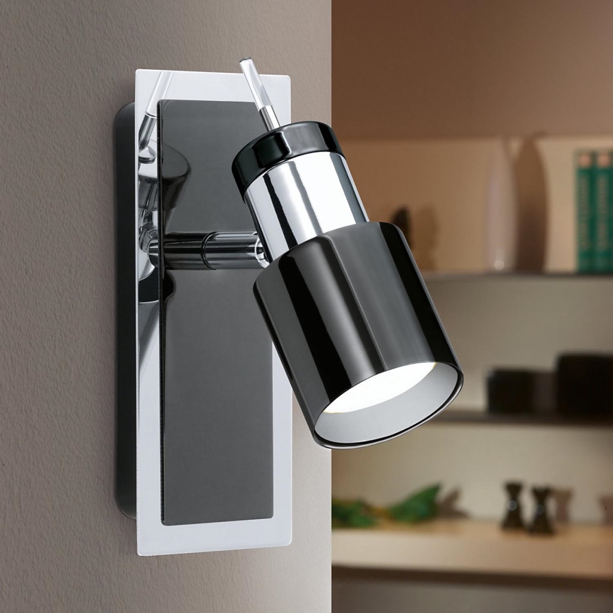 Eglo - LED Reflektorska lampa 1xGU10/5W/230V crno