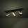 Eglo - LED Reflektorska lampa 3xGU10/4,5W/230V 3000K crno/zlatna