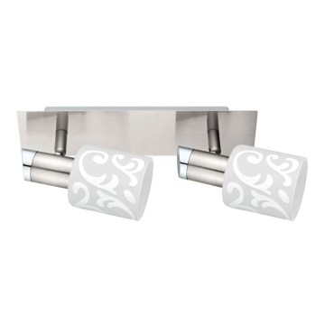 Eglo - LED Reflektorska lampa MY CHOICE 2xE14/4W/230V krom/bela
