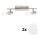 Eglo - LED Reflektorska lampa MY CHOICE 2xE14/4W/230V krom/bela