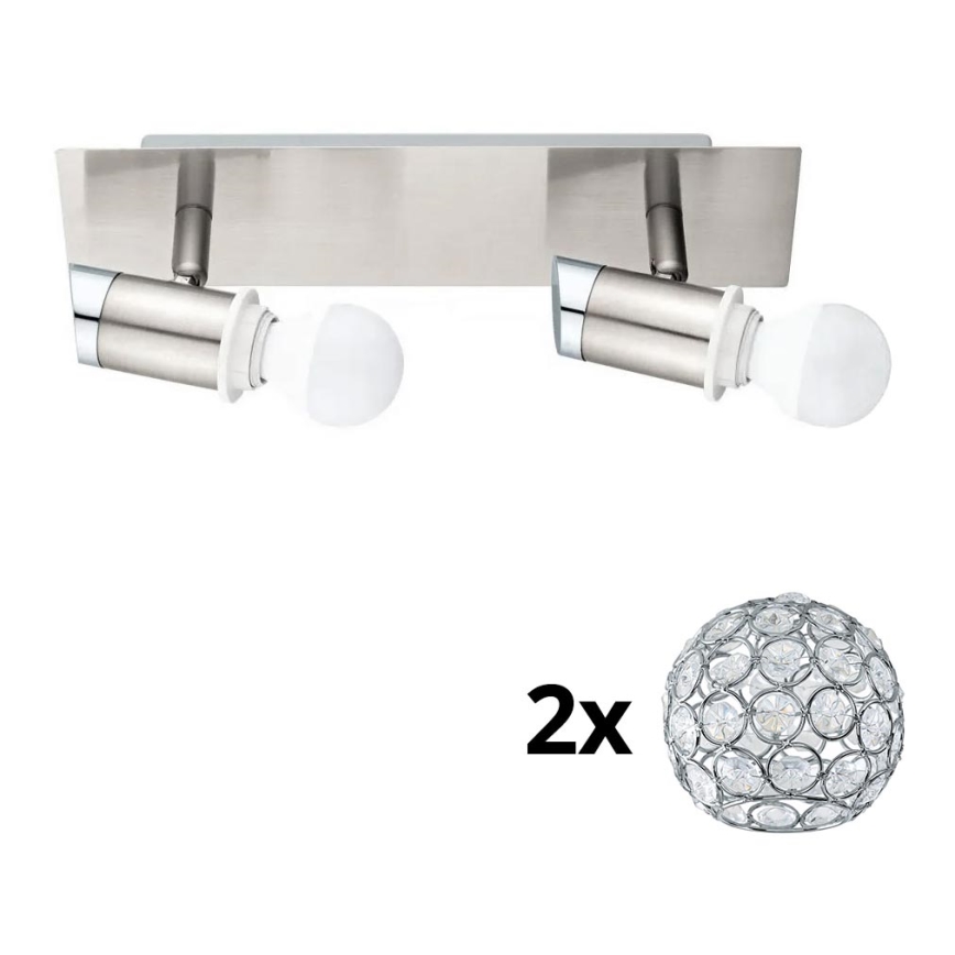 Eglo - LED Reflektorska lampa MY CHOICE 2xE14/4W/230V krom