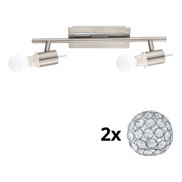 Eglo - LED Reflektorska lampa MY CHOICE 2xE14/4W/230V krom