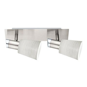 Eglo - LED Reflektorska lampa MY CHOICE 2xE14/4W/230V krom/kremasta