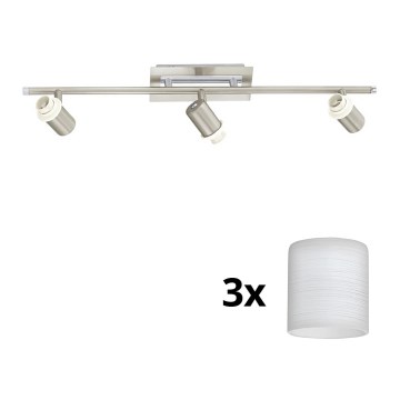Eglo - LED Reflektorska lampa MY CHOICE 3xE14/40W/230V krom/bela