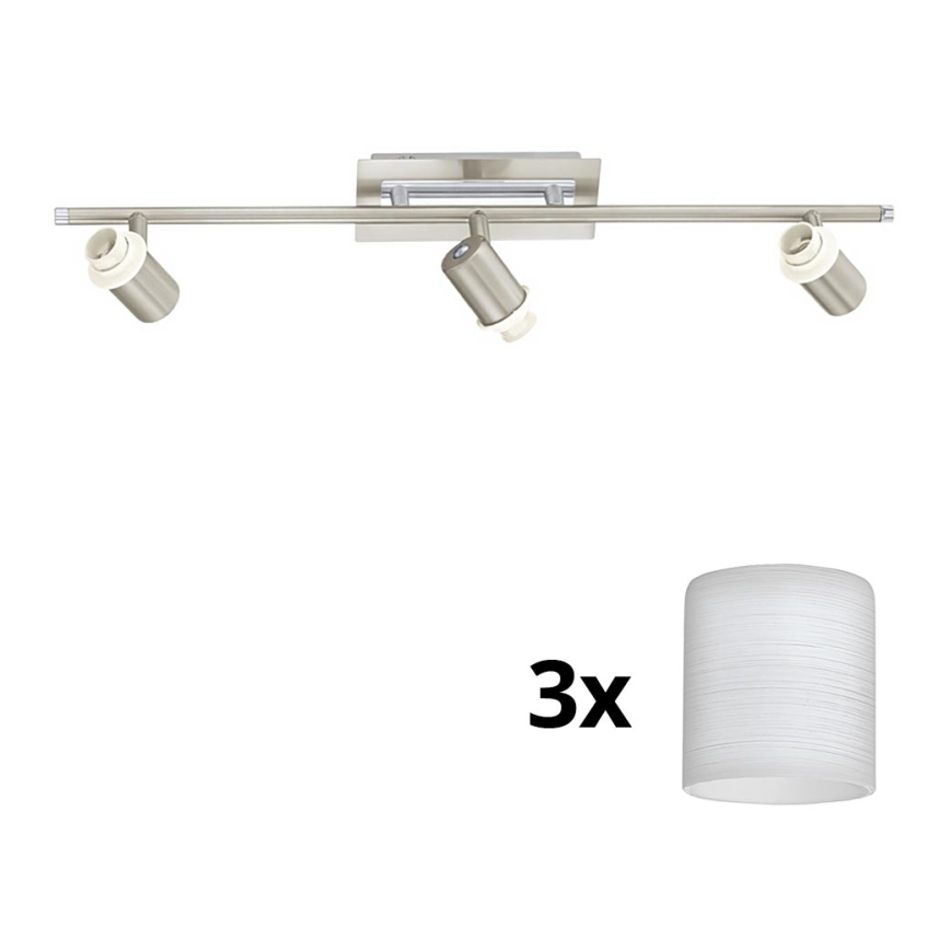 Eglo - LED Reflektorska lampa MY CHOICE 3xE14/40W/230V krom/bela