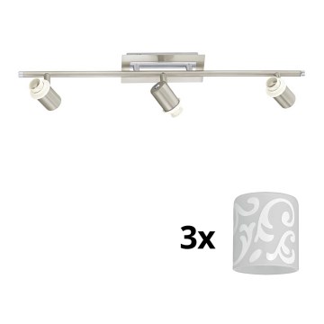 Eglo - LED Reflektorska lampa MY CHOICE 3xE14/40W/230V krom/bela