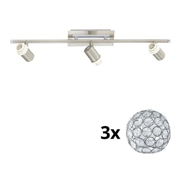 Eglo - LED Reflektorska lampa MY CHOICE 3xE14/40W/230V krom