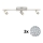 Eglo - LED Reflektorska lampa MY CHOICE 3xE14/40W/230V krom