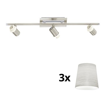 Eglo - LED Reflektorska lampa MY CHOICE 3xE14/40W/230V krom/kremasta