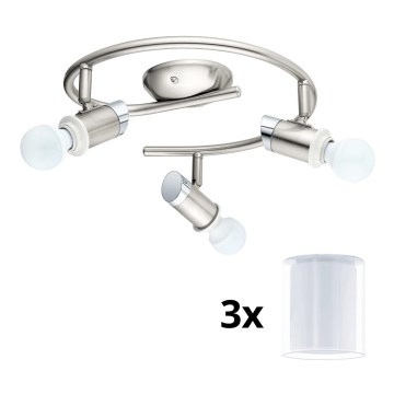 Eglo - LED Reflektorska lampa MY CHOICE 3xE14/4W/230V  krom/bela