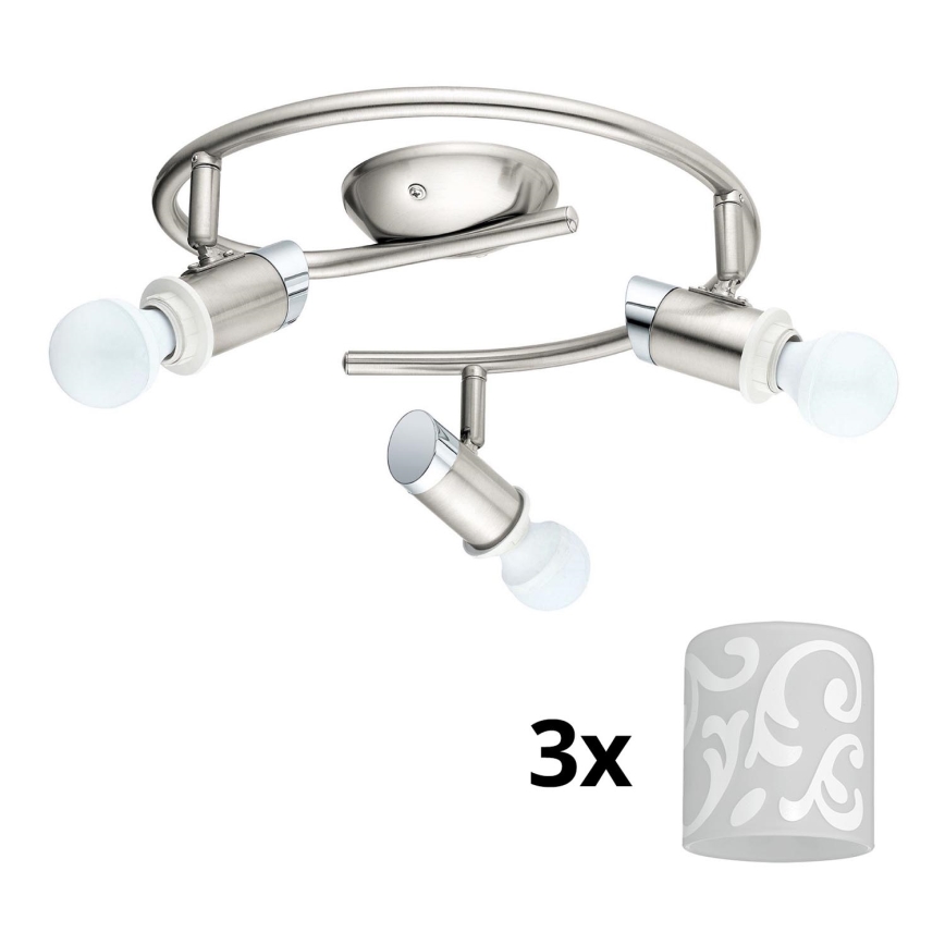 Eglo - LED Reflektorska lampa MY CHOICE 3xE14/4W/230V  krom/bela