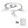 Eglo - LED Reflektorska lampa MY CHOICE 3xE14/4W/230V  krom/bela