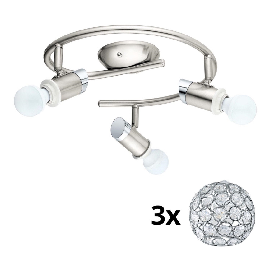 Eglo - LED Reflektorska lampa MY CHOICE 3xE14/4W/230V  krom