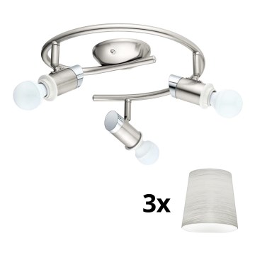 Eglo - LED Reflektorska lampa MY CHOICE 3xE14/4W/230V  krom/kremasta