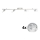 Eglo - LED Reflektorska lampa MY CHOICE 4xE14/4W/230V  krom/bela/crno