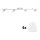 Eglo - LED Reflektorska lampa MY CHOICE 4xE14/4W/230V  krom/bela