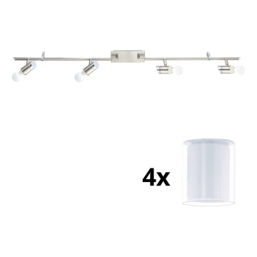 Eglo - LED Reflektorska lampa MY CHOICE 4xE14/4W/230V krom/bela