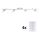 Eglo - LED Reflektorska lampa MY CHOICE 4xE14/4W/230V krom/bela