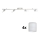 Eglo - LED Reflektorska lampa MY CHOICE 4xE14/4W/230V  krom/bela