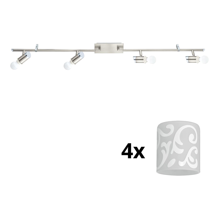 Eglo - LED Reflektorska lampa MY CHOICE 4xE14/4W/230V krom/bela