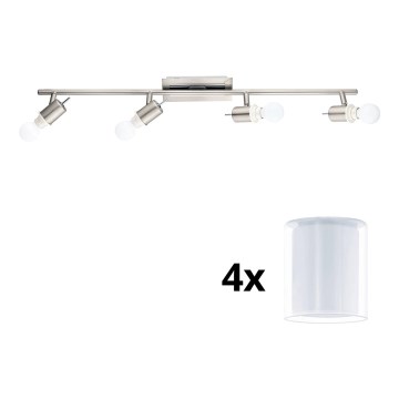 Eglo - LED Reflektorska lampa MY CHOICE 4xE14/4W/230V krom/bela