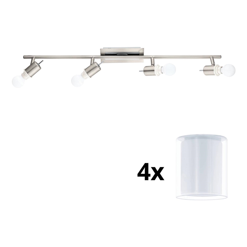 Eglo - LED Reflektorska lampa MY CHOICE 4xE14/4W/230V krom/bela