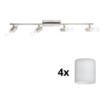 Eglo - LED Reflektorska lampa MY CHOICE 4xE14/4W/230V krom/bela