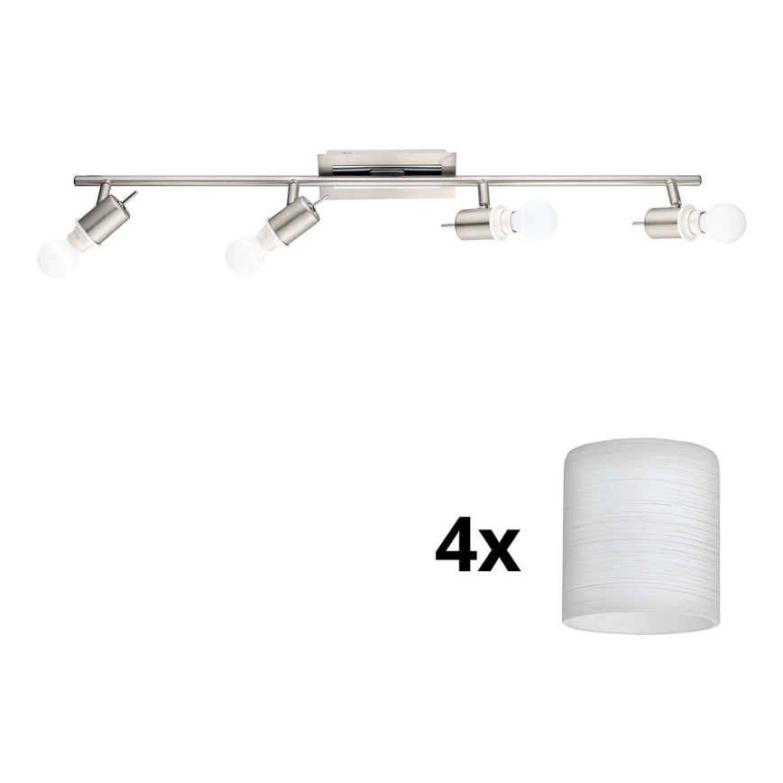 Eglo - LED Reflektorska lampa MY CHOICE 4xE14/4W/230V krom/bela