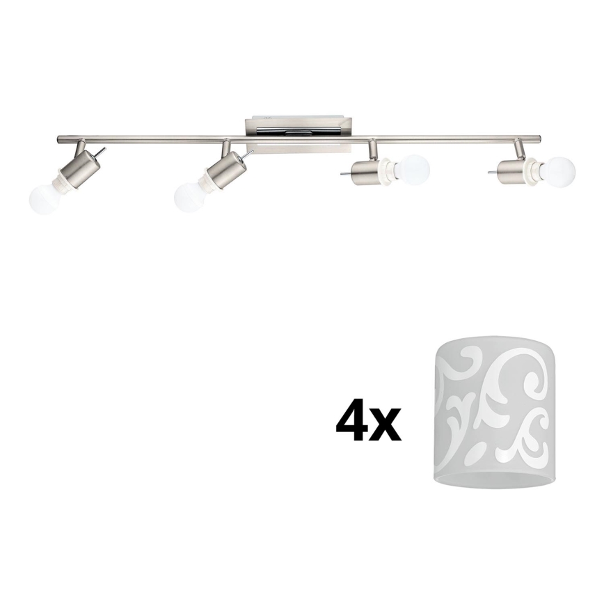 Eglo - LED Reflektorska lampa MY CHOICE 4xE14/4W/230V krom/bela