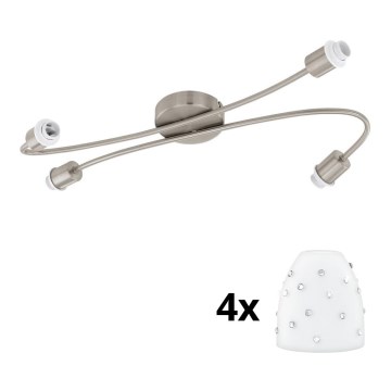 Eglo - LED Reflektorska lampa MY CHOICE 4xE14/4W/230V krom/bela