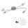 Eglo - LED Reflektorska lampa MY CHOICE 4xE14/4W/230V krom/bela