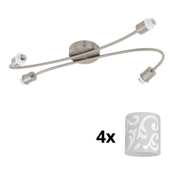 Eglo - LED Reflektorska lampa MY CHOICE 4xE14/4W/230V krom/bela
