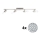 Eglo - LED Reflektorska lampa MY CHOICE 4xE14/4W/230V krom